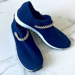 Jimmy Choo Sock Sneakers Navy 38